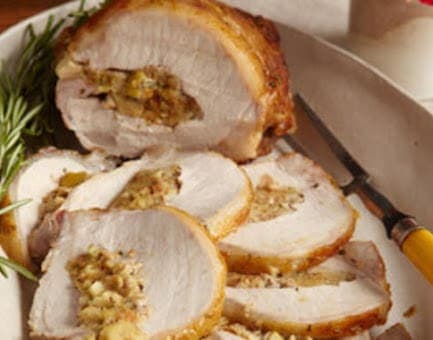Maple and Apple Pie Stuffed Pork