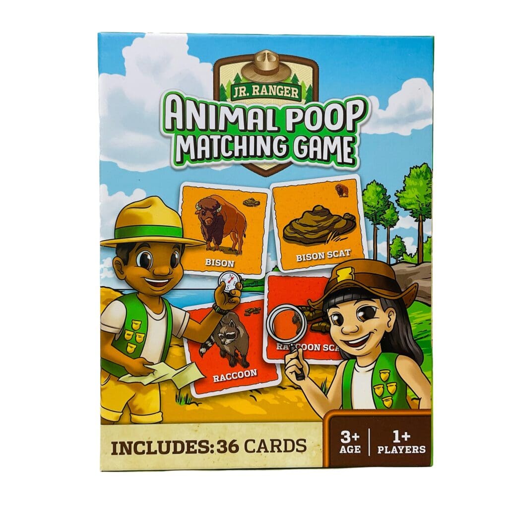 Jr. Ranger Animal Poop Matching Game - Danbury Country Store