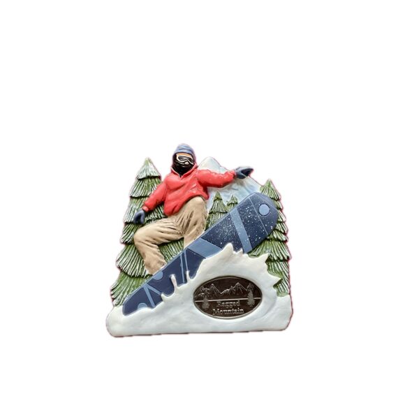 Ragged Mountain Snowboarder Magnet