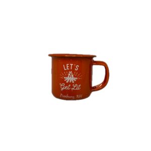 Mini Orange Camp Mug Shot Glass