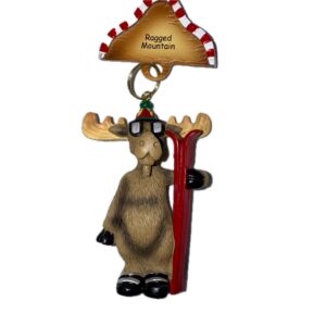 Ragged Mountain Aspen Moose Ornament