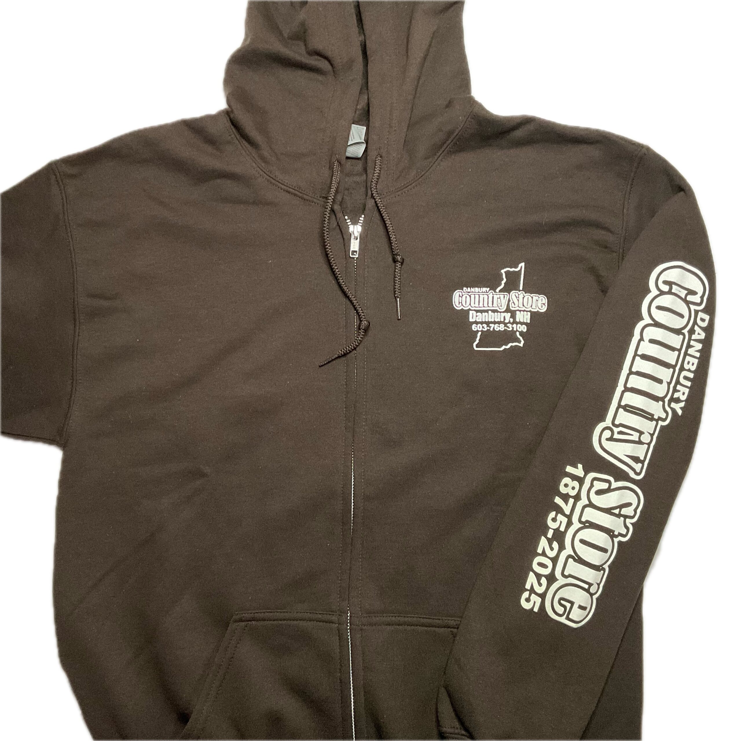 Brown Danbury Country Store 150th Zip Hoodie