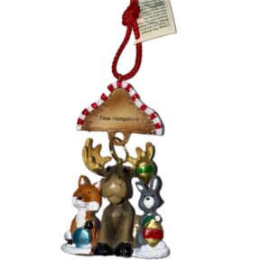 Buds New Hampshire Moose Ornament