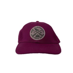 Maroon New Hampshire Live Free or Die Hat